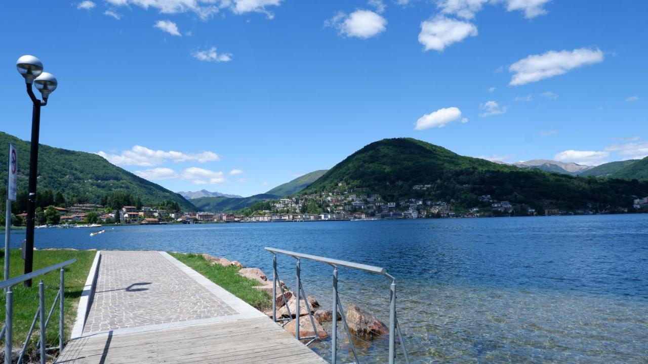 Lavena - Lake & Mountain Apartments Lavena Ponte Tresa Bagian luar foto