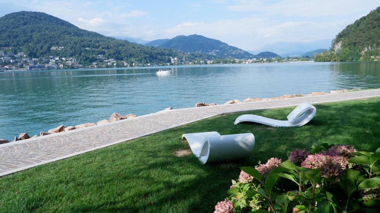 Lavena - Lake & Mountain Apartments Lavena Ponte Tresa Bagian luar foto